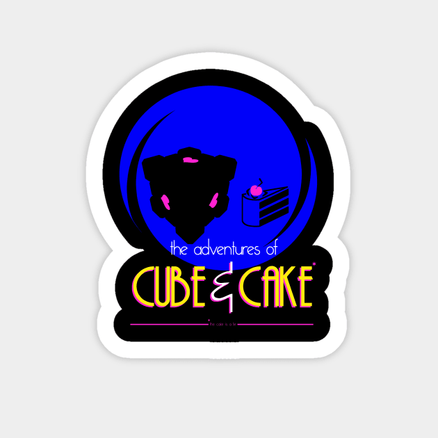 Adventures of Cube & Cake* Sticker by a_man_oxford